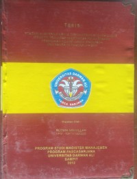 PENGARUH MOTIVASI KERJA DAN PARTISIPASI DUNIA USAHA INDUSTRI TERHADAP EFEKTIFITAS PELAKSANAAN PENDIDIKAN SISTEM GANDA (PSG) PADA SMK NEGERI DI PANGKALANBUN