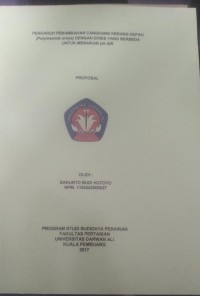 PENGARUH PENAMBAHAN CANGKANG KERANG KEPAH (POLYMESODA EROSA) DENGAN DOSIS YANG BERBEDA UNTUK MENAIKAN PH AIR