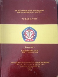 APLIKASI PEMANTAUAN HARGA PISANG DAN KELAPA BERBASIS WEB ANDROID