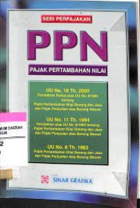 SERI PERPAJAKAN PPN PAJAK PERTAMBAHAN NILAI