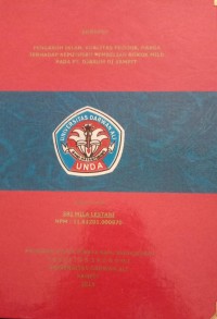 PENGARUH IKLAN, KUALITAS PRODUK, HARGA TERHADAP KEPUTUSAN PEMBELIAN ROKOK MILD PADA PT. DJARUM DI SAMPIT