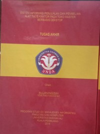 SISTEM INFORMASI PENJUALAN DAN PEMBELIAN ALAT TULIS KANTOR PADA TOKO MASTER BERBASIS DESKTOP