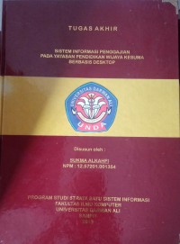 SISTEM INFORMASI PENGGAJIAN PADA YAYASAN PENDIDIKAN WIJAYA KESUMA BERBASIS DESKTOP