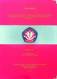 PENYUSUNAN LAPORAN KEUANGAN BERDASARKAN SAK-EMKM PADA UMKM (STUDI KASUS USAHA BATAKO RAHMI DI KUALA PEMBUANG)