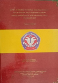 SISTEM INFORMASI KEUANGAN SEKOLAH PADA MTS NURUL HAQ KABUPATEN KATINGAN DENGAN DENGAN MENGGUNAKAN BORLAND DELPHI 7 DAN SQL SERVER 2005