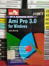 UP DAN RUNNING WITH AMI PRO 3.0 FOR WINDOWS