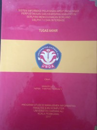 SISTEM INFORMASI PELAYANAN ARSI PADA DINAS PERPUSTAKAAN DAN KEARSIPAN AKBUPATEN SERUYAN 7.0 DAN INTERBASE