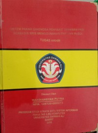 SISTEM PAKAR DIAGNOSA PENYAKIT TANAMAN PADI BERBASIS WEB MENGGUNAKAN PHP DAN MYSQL