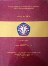 ANALISIS SISTEM AKUNTANSI PENJUALAN TUNAI PADA APOTEK DI KUALA PEMBUANG