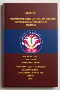 PENGARUH MARKETING MIX TERHADAP KEPUASAN KONSUMEN DI KAMPOENG KULINER BRENZEL48